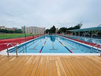 Piscine Modulaire Sur Mesure en Acier Zn-Al-Mg pour Écoles avec Isolation Thermique 5 Faces Assemblage Rapide Garantie 15 Ans