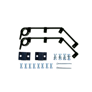 BS-AMFH-Q2C16 Çamurluk Askı Seti, krom, siyah, açılı 2'li bobin, 28 inç - Product Image 1