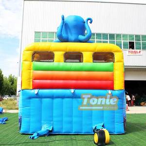 Dual Lane trượt trẻ em dưới nước Thế Giới trượt bơm hơi để bán - Product Image 6