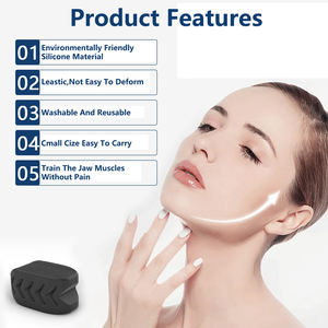 Alat latihan rahang wajah, latihan Fitness Gym bola Jawline pelatih dagu ganda peredam leher wajah pelangsing mulut Jawliner - Product Image 3