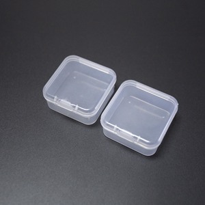 45*45MM Clear Beads Storage Plastic Mini <strong>Containers</strong> <strong>Box</strong> for Small Items Crafts - Product Image 2