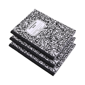 Cahier de composition à lignes larges, 100 feuilles, imprimé, avec fil à coudre, motif marbré, pour la <span class=keywords><strong>rentrée</strong></span> scolaire - Product Image 1