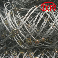 Maille forte de corde d'acier inoxydable de maille de barrière de volière pour le filet d'oiseau/singe/maille de singe