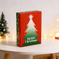 Boîte cadeau haut de gamme personnalisée faite à la main pour Noël 2026, boîte de luxe pour truffes au chocolat avec insert