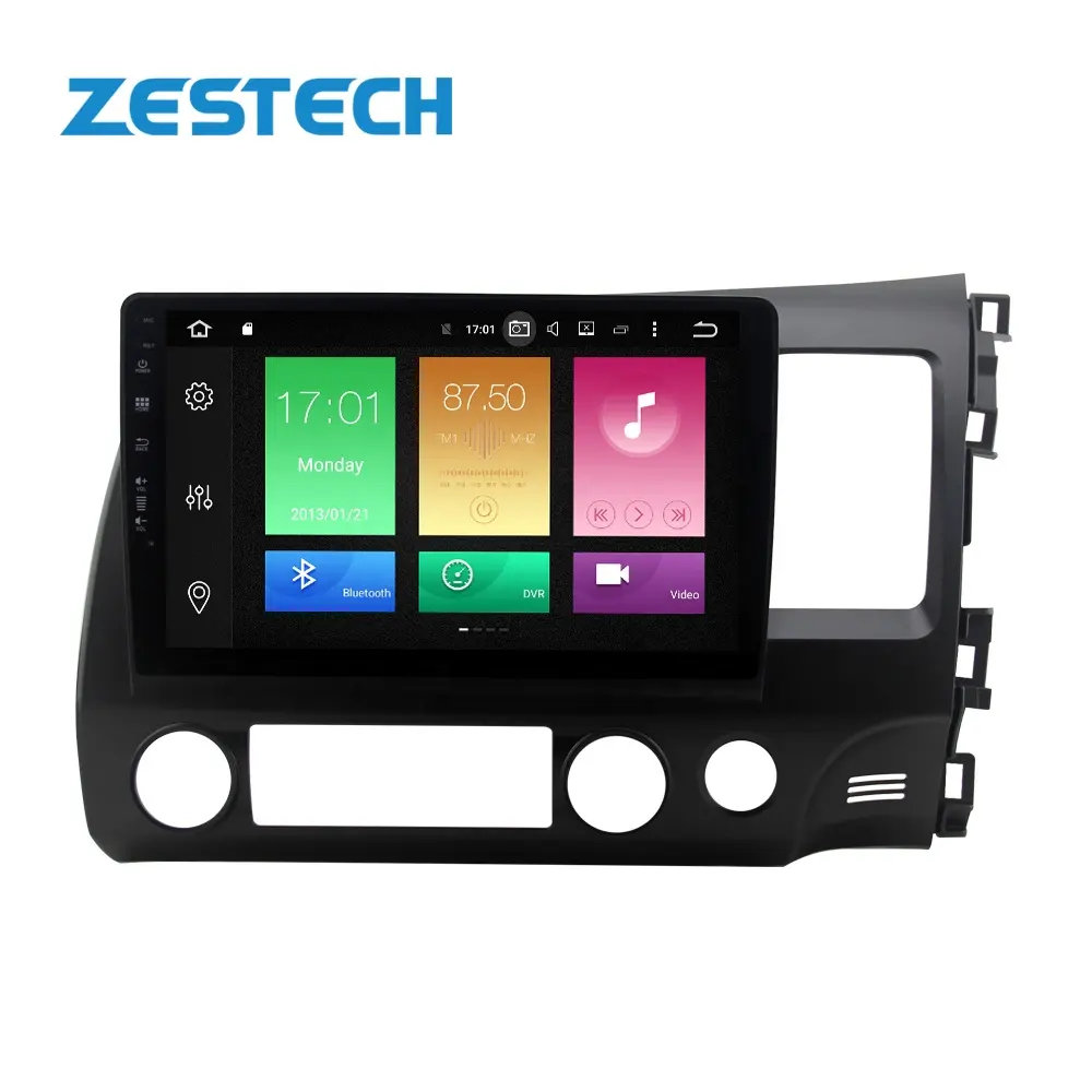 ZESTECH 1din Android 11,0 Car Radio reproductor Multimedia para Honda Civic 2005-2012 GPS de navegación estéreo de Audio 4G Carplay unidad de cabeza