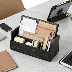 Desktop Mail <b>Rack</b> Office Organizer Rectangle Multipurpose Storage For Documents And Envelopes - Product Image 2