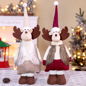 Decoraciones Navideñas para Interiores, Adornos Navideños, Muñecos de Reno Navideños, Muñecos Navideños, Decoraciones Bonitas - Product Image 2