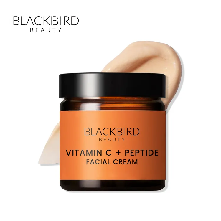Creme facial clareador, creme removedor de manchas escuras para o rosto, clareamento, anti-envelhecimento, com vitamina c peptídeo