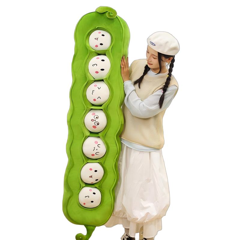 Funny Pea Pod Stuffed Plants Peas