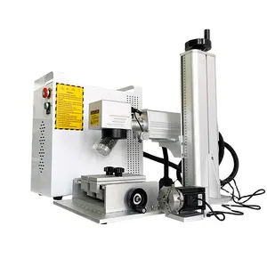 Desktop Split tragbare 20W 30W 50W 100W Faserlaser beschriftung maschine für Visitenkarte Raycus Laser Source Gravur maschine zum Verkauf