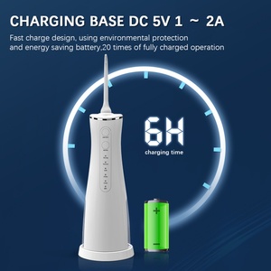Irrigador Bucal Eléctrico Portátil Inalámbrico Blanco para Limpieza Dental con Chorro de Agua - Product Image 2