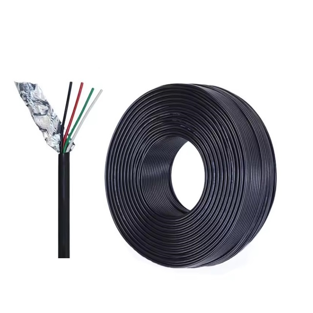 2725-28AWG 4Core USB 2.0 Data Cable Twisted Pair Aluminum Foil Baided Shielded Cable