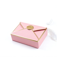 Boîtes cadeaux en carton recyclable en forme de dossiers européens pour faveurs de fête, friandises, cadeaux de mariage, petits cadeaux, emballages de chocolat