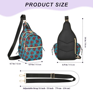 Sacs à bandoulière pour hommes, tendance, sport, décontractés, en polyester, imperméables, sacs messager, vente en gros, personnalisables - Product Image 3