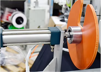 Machine automatique d'enroulement et d'attache de fil avec le rouleau de bobine de câble et le comptage de mètre