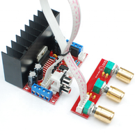 Carte d'amplificateur de puissance TDA7377 2.1, carte d'amplificateur de puissance audio à 3 canaux, subwoofer fini