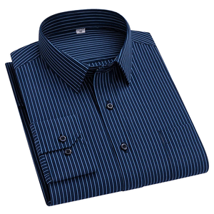 Camisa Formal Italiana EXVE para Hombre, Tallas Grandes 9XL 8XL 7XL, Otoño, Transpirable, Antiarrugas, Manga Larga, Estilo Clásico, Vestimenta Social, Talla Extra Grande - Product Image 1