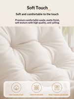 Fauteuil inclinable à bascule Moon en acier avec rembourrage en peluche pour la maison, le salon, le balcon, la chambre à coucher