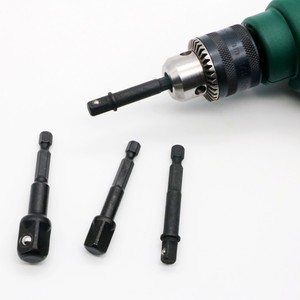 Naichi Electric Drill Adapter Set 6.3mm To 1 2mm 3 8mm 1 4mm <b>Square</b> Shank For Power <b>Tools</b> - Product Image 1