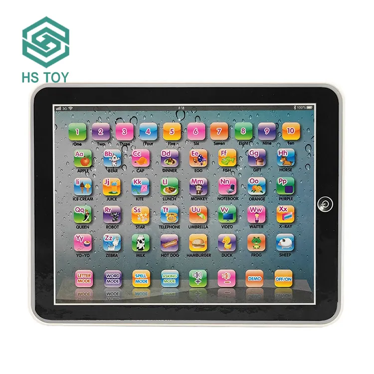 Hs brinquedo ipad, idioma inglês, inteligente, laptop, máquina de aprendizagem, juguetes, educacionais, computador, para venda