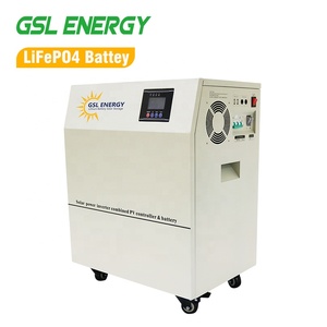 ระบบจัดเก็บพลังงานแสงอาทิตย์ GSL ENERGY แบบ All-in-One แบตเตอรี่ 1200W 2400W 4800W ระบบไฮบริดแบบเชื่อมต่อกริด CAN สำหรับเครื่องใช้ไฟฟ้าภายในบ้าน - Product Image 1
