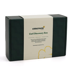 Caja de Envío Personalizada para Champú y Acondicionador, Caja de Regalo Discovery con Funda - Product Image 1