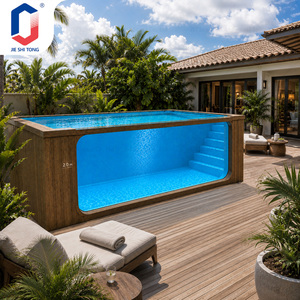 Piscina Profunda de Fibra de Vidrio con Gran Ventana de Observación de Acrílico, Equipo Completo, Piscina de Entrenamiento Profesional - Product Image 1