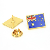 Épinglette drapeau 3D personnalisée en émail, badge de pays en alliage de zinc, accessoire de veste, badge métallique de forme personnalisée