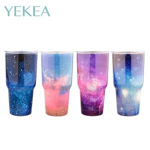 wholesale Factory provide metal stainless steel insulated tumbler stadium cup wine tumbler custom printed thermo mugs