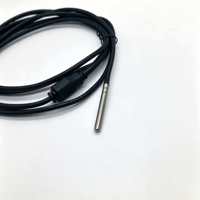 Sonda de Sensor de Temperatura Impermeable para Riego Agrícola, Cable de 3m, Acero Inoxidable, para Monitoreo de Temperatura del Suelo/Agua