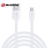 Téléphone Mobile Plat Android Personnalisé Données Mirco Câble de Charge Usb 20Cm Noir et Blanc Deux Couleurs En Option