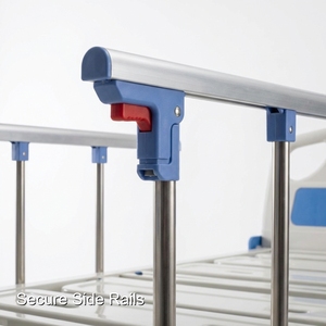 Cama Médica Plegable Keling para Cuidado en el Hogar y <span class=keywords><strong>Hospital</strong></span>, con Colchón y Soporte para Suero, para Asistencia <span class=keywords><strong>de</strong></span> Enfermería a Personas Mayores - Product Image 4