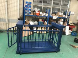 कस्टम आकार ओएम/ओडम 1t 2t <span class=keywords><strong>3t</strong></span> हल्के स्टील पशुधन स्केल पशु भेड़ सुअर गाय फार्म का वजन - Product Image 5