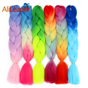 AliLeader-tresses synthétiques au Crochet ombré - Product Image 1