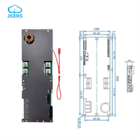 Système de gestion de batterie JIKONG JK-PB2A16S-20P 16S 200A 48V Lithium-ion avec prise en charge parallèle RS485 CAN BT JK BMS 200A