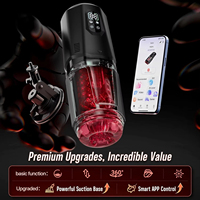 Masturbateur Automatique en Gros pour Adultes avec 7 Modes de Poussée, Rotation et Léchage Vibrants – Machine Sexuelle Mains Libres