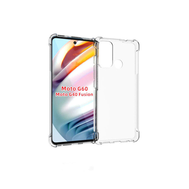 Tpu ShockProof Transparent Back Cover Phone Case for Motorola Cat S75 Defy 2 G Power Stylus G73 E13 G23 G13 Play G53 X40 G32 G42