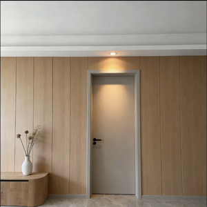 Porta Interna in Acciaio Personalizzata, Moderna e Semplice, Insonorizzata, Resistente all'Acqua, Disponibile Direttamente dalla Fabbrica - Product Image 2