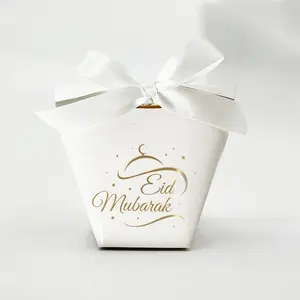 علبة هدايا حلوى وشوكولاته لأعياد رمضان مطبوعة بأشكال أوفست مخصصة بسعر الجملة