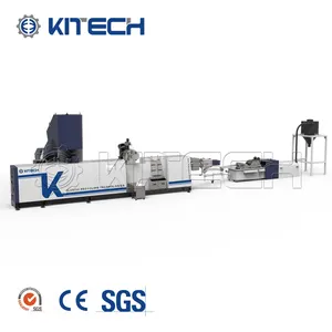 Win Screw Extruder Machinery TPE TPV TPR TPU Compound Pellets Making Machine For Shoe Sole Material