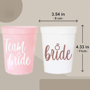 新娘团 16 盎司单身女郎派对杯，适合婚礼庆祝活动 - Product Image 2