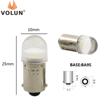 6V 12V 24V BA9S baïonnette E10 vis basse tension lampe équipement indicateur LED lampe E10 LED lustre en cristal source de lumière