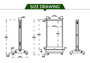 Screenage Outdoor LCD Display 2000nits High Brightness Digital <b>Poster</b> Advertising Screen for Retail Store Subway Wayfinding - Product Image 4