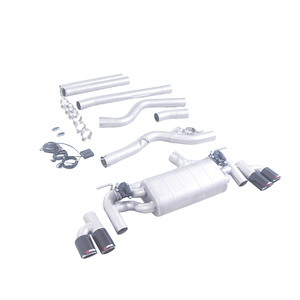 Kit d'échappement Cat-Back à quatre sorties avec soupape électronique pour BMW 420i F32 2.0T N20 2015, garantie 3 ans, certifié CE T304 - Product Image 1