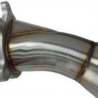 Collecteur d'échappement en acier inoxydable titane SS304 pour Nissan GT-R R35 AC Schnitzer, silencieux avant Catback Mid/Xpipe, épaisseur 1,2 mm