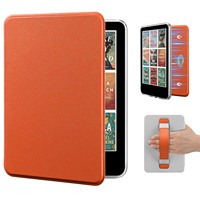 Étui de protection magnétique en TPU double laminé pour Kindle Paperwhite 11e génération 6 pouces avec rabats avant et dragonne, 17x13