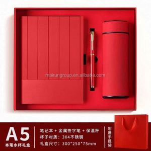 Set de Regalo Personalizado con Bolígrafo A5, Caja de Regalo, Artículos de Papelería Ejecutivos Promocionales, Libreta de Nylon, Agenda Corporativa, Regalo de Oficina - Product Image 2