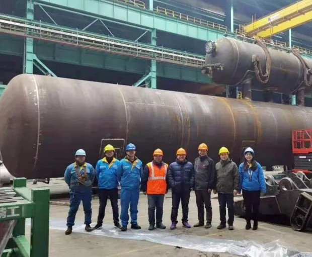 Производство котельного деаэратора для газовой турбины сгорания мощностью 800 МВт