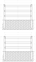 Clôture pour chevaux Fentech à trois rails, clôture de cour pour enclos agricoles, montage facile, faibles frais d'entretien, clôture en PVC VINYL
