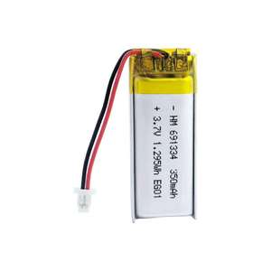 Şarj edilebilir <span class=keywords><strong>3.7V</strong></span> <span class=keywords><strong>350mah</strong></span> lityum iyon batarya 691334/<span class=keywords><strong>350mAh</strong></span> - Product Image 1